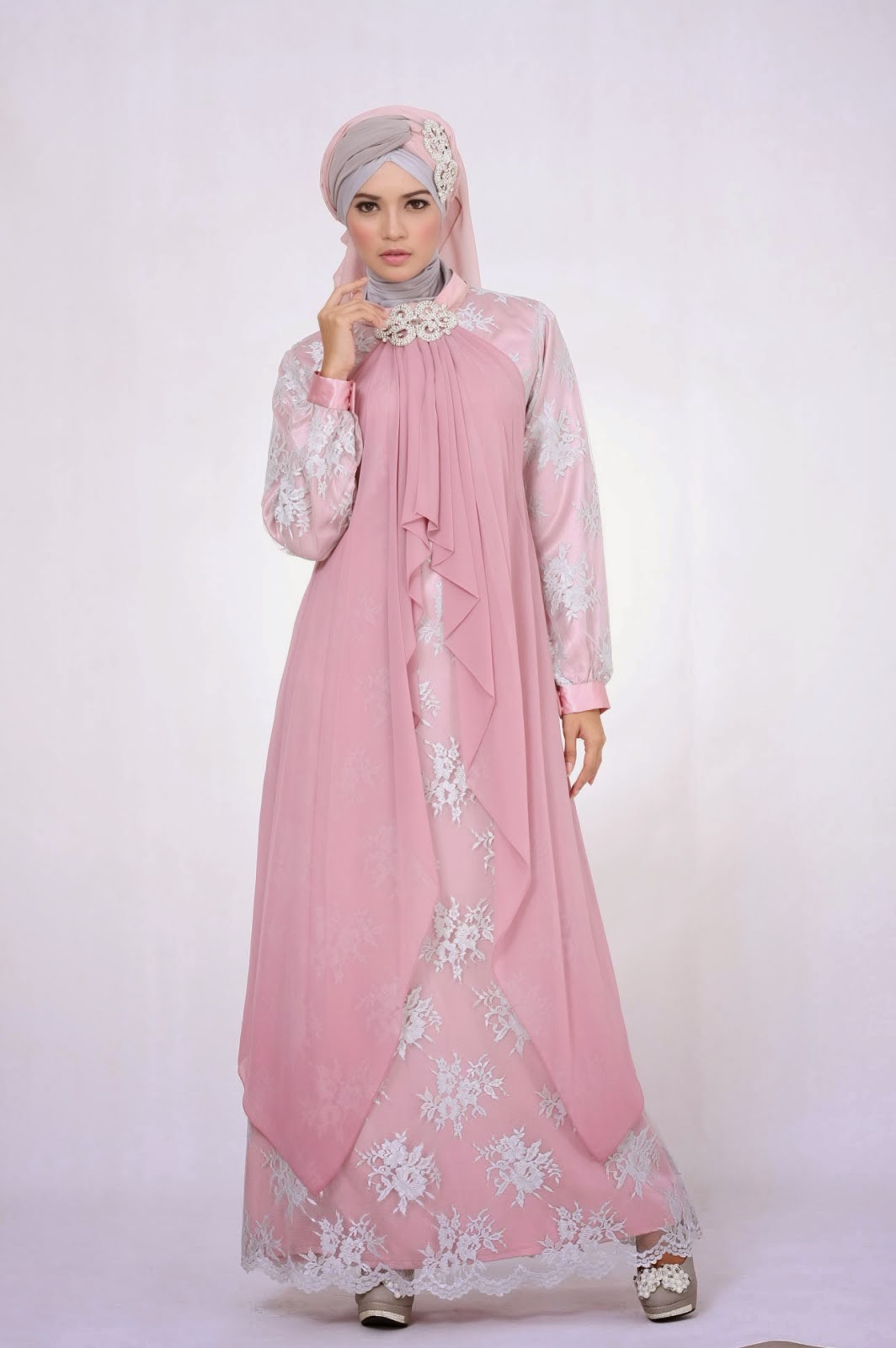 16 Contoh Desain Baju Gaun Muslim Wanita Terbaru 2015 Nayladream